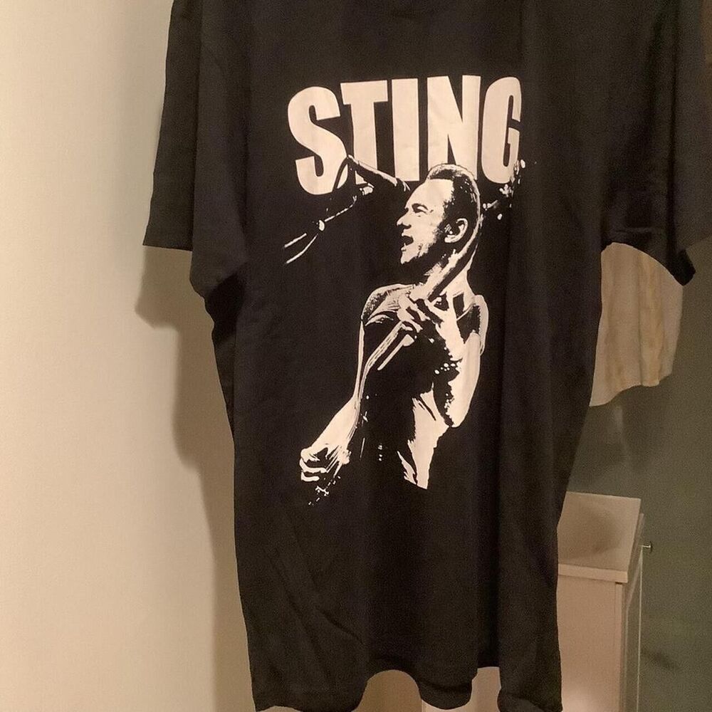 Size xl tee t shirt band concert Gordon Matthew Thomas Sumner CBE (born 2 Octobe